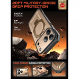Supcase iPhone 17 Pro Max -kuori UB Grip MagSafe Kulta