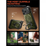 Supcase iPhone 17 Pro Max -suojakuori UB Grip MagSafe Vihreä