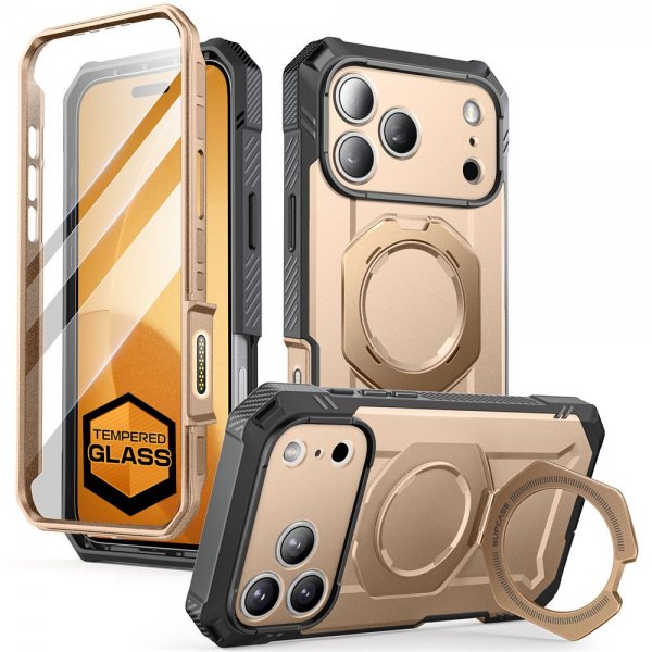 Supcase iPhone 17 Pro Max Kuori UB Grip Pro MagSafe Kulta