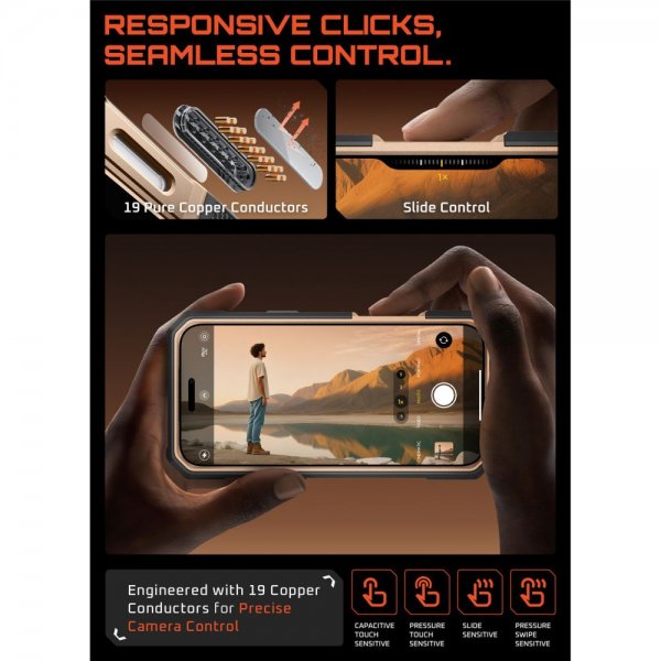 Supcase iPhone 17 Pro Max Kuori UB Grip Pro MagSafe Kulta