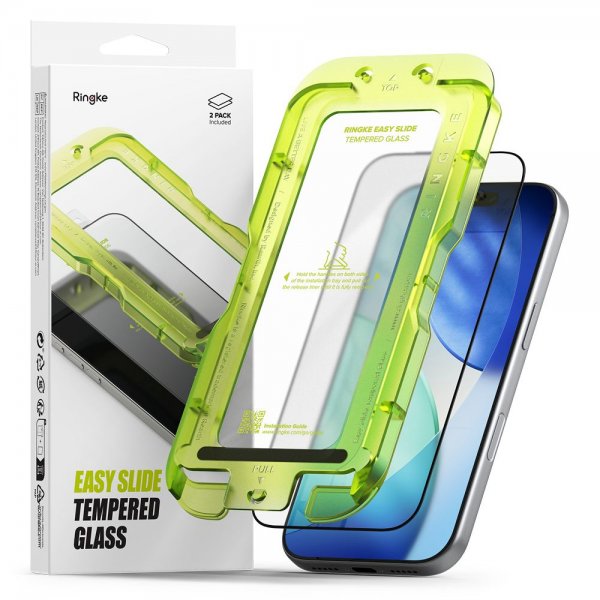 Ringke iPhone 17 Pro Näytönsuoja Easy Slide 2-pakkaus