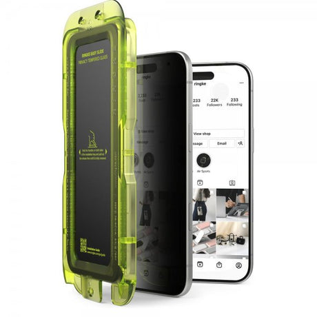 Ringke iPhone Air -näytönsuoja, helppo liukukansi, tietosuoja, 2 kpl