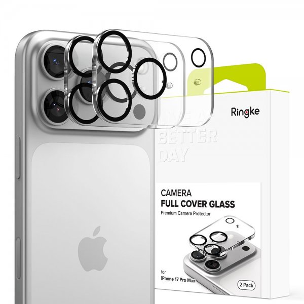Ringke iPhone 17 Pro Max Kameransuoja Full Cover 2-pack
