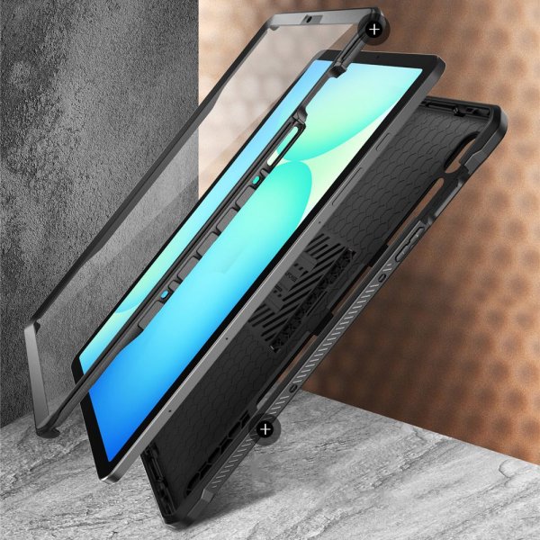 Supcase Samsung Galaxy Tab S9/S9 FE/S10 FE/S10 Lite Suojakotelo UB Pro Musta