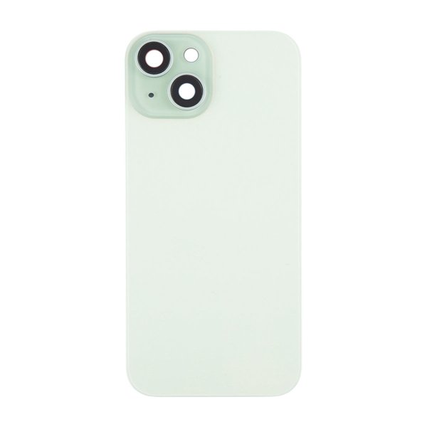iPhone 15 Plus Takalasi magneetilla ja kameralinssillä - Vihreä