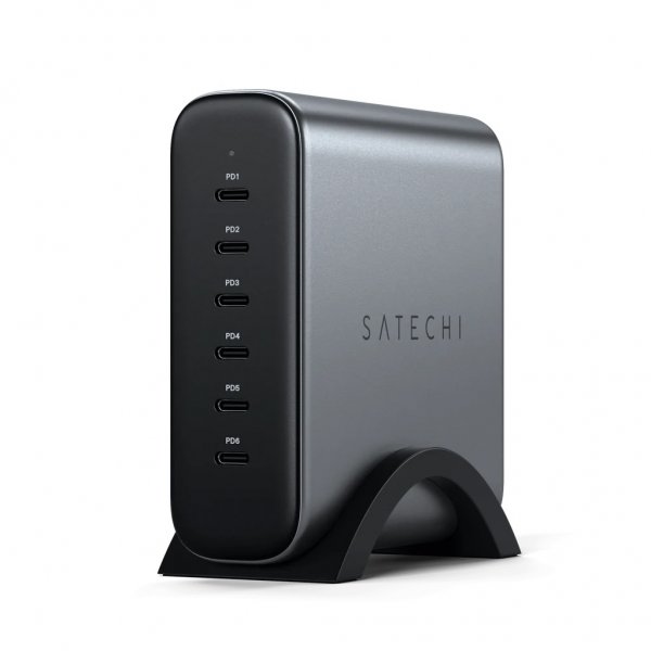 Satechi Laturi 200W USB-C 6-porttinen GaN-laturi