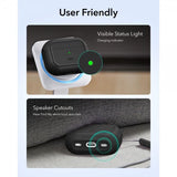 ESR AirPods Pro 3 -kuoret Orbit Hybrid HaloLock, musta