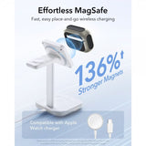 ESR AirPods Pro 3 -kuoret Orbit Hybrid HaloLock, harmaa