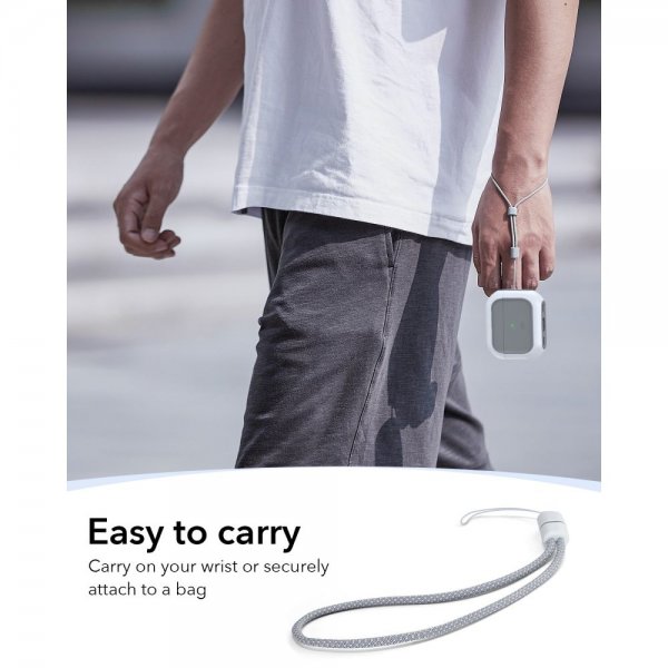 ESR AirPods Pro 3 -kuoret, Orbit Hybrid HaloLock, valkoinen
