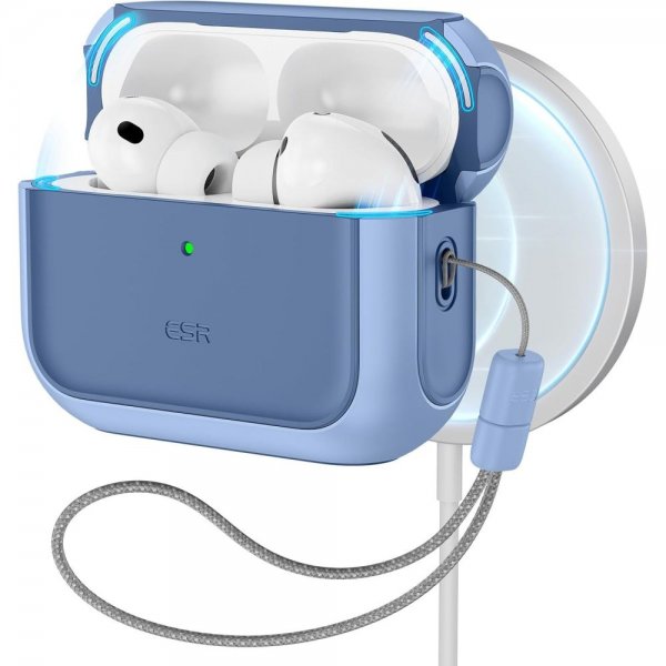 ESR AirPods Pro -kuori Orbit Hybrid HaloLock, sininen