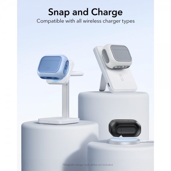 ESR AirPods Pro -kuori Orbit Hybrid HaloLock, sininen