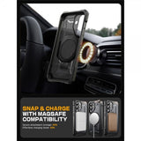 Supcase Samsung Galaxy S25 FE Kuori UB Grip MagSafe Musta
