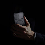 Nillkin iPhone 17 -suojakuori CamShield Pro MagSafe läpinäkyvä musta