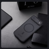 Nillkin iPhone Air -kuori CamShield Pro MagSafe Läpinäkyvä Musta
