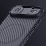 Nillkin iPhone Air -kuori CamShield Pro MagSafe Läpinäkyvä Musta