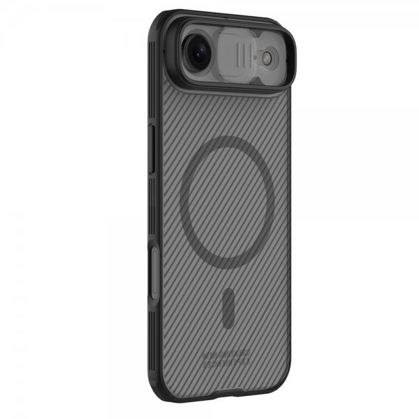 Nillkin iPhone Air -kuori CamShield Pro MagSafe Läpinäkyvä Musta