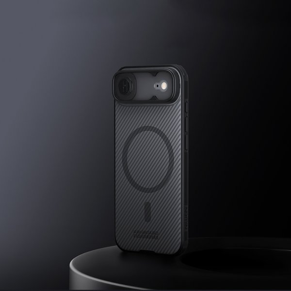 Nillkin iPhone Air -kuori CamShield Pro MagSafe Läpinäkyvä Musta