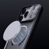 Nillkin iPhone 17 Pro CamShield Pro MagSafe Läpinäkyvä Musta Kuori
