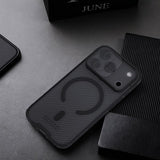 Nillkin iPhone 17 Pro CamShield Pro MagSafe Läpinäkyvä Musta Kuori
