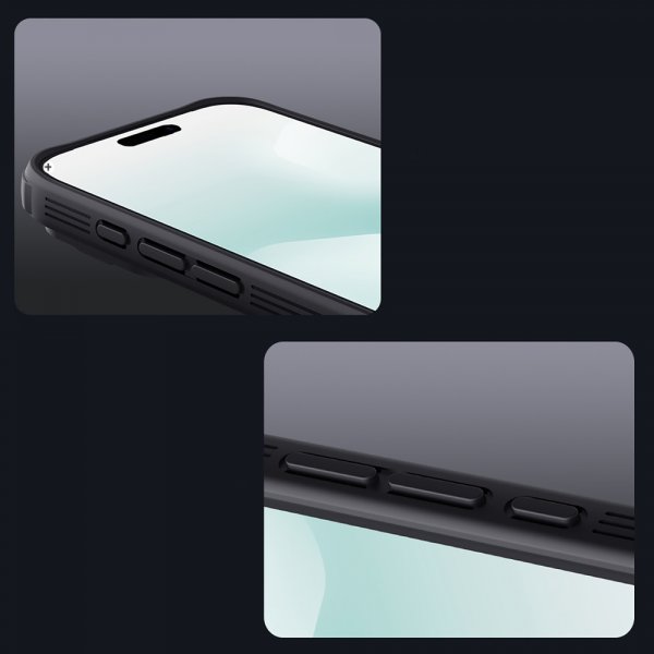 Nillkin iPhone 17 Pro Max Kuori CamShield Pro MagSafe Läpinäkyvä Musta