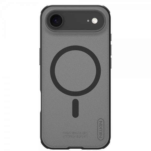 Nillkin iPhone Air -kuori Super Frosted Shield Pro MagSafe Läpinäkyvä Musta