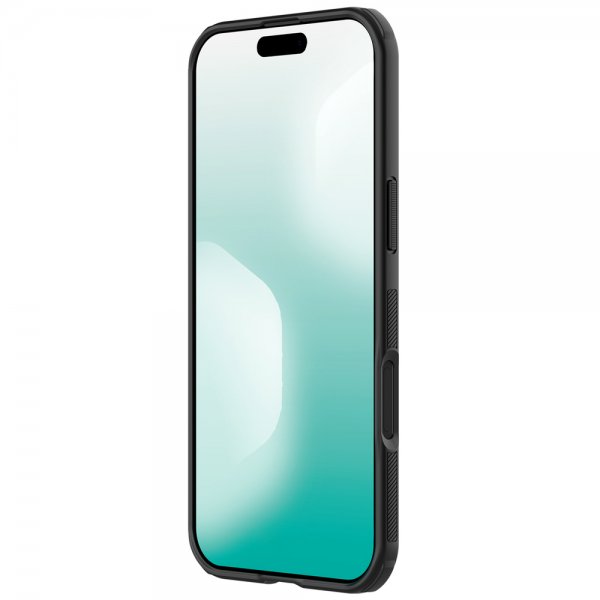 Nillkin iPhone Air -kuori Super Frosted Shield Pro MagSafe Läpinäkyvä Musta