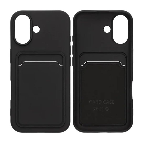 iPhone 17 Kuoret Korttipidike Musta
