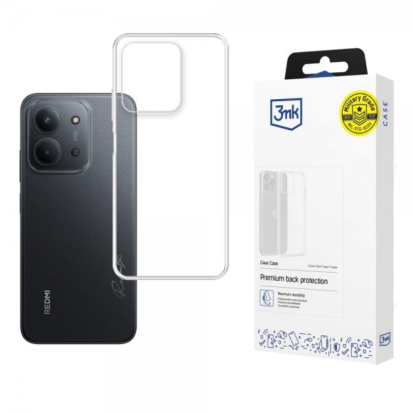 3mk Xiaomi Redmi 15C Kuori Kirkas Kotelo Transparent