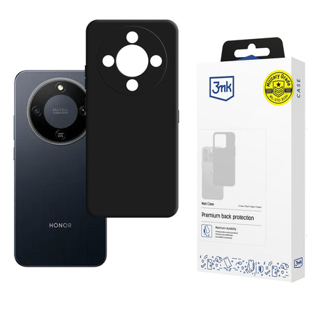 3mk Honor Magic 8 Lite Kuori Matt Case Musta