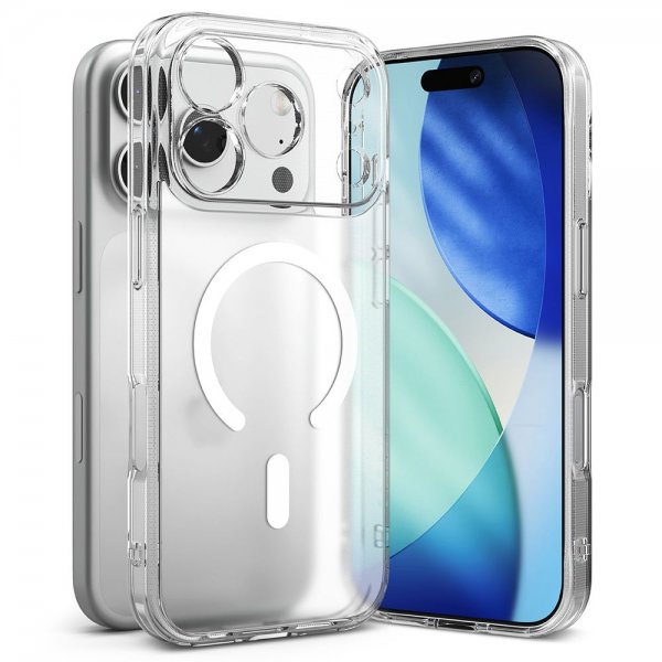 Ringke iPhone 17 Pro Max -kuori Fusion Magnetic Matte Transparent