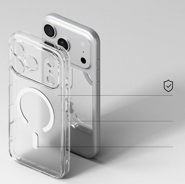 Ringke iPhone 17 Pro Max -kuori Fusion Magnetic Matte Transparent