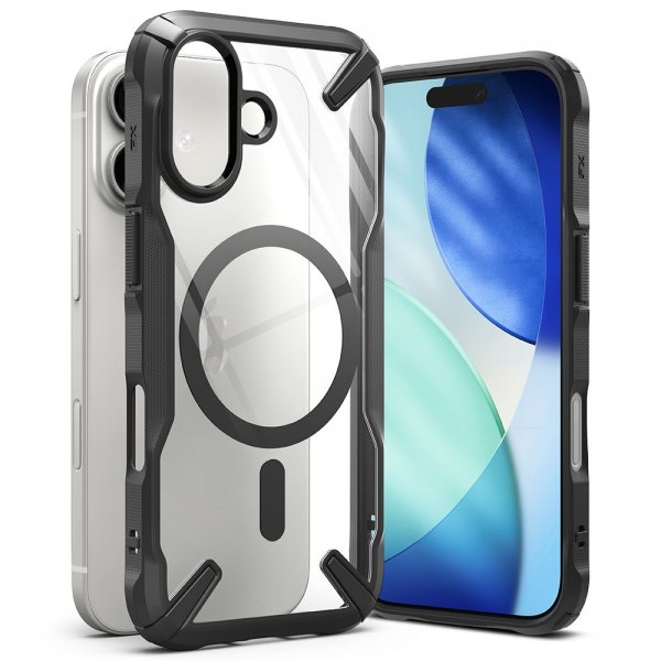 Ringke iPhone 17 -suojakuori Fusion X Magnetic, musta