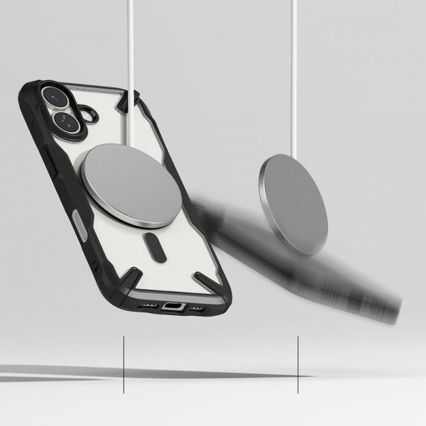 Ringke iPhone 17 -suojakuori Fusion X Magnetic, musta