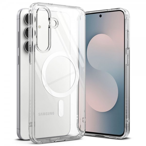 Ringke Samsung Galaxy S25 FE Suojakuori Fusion Magnetic Läpinäkyvä
