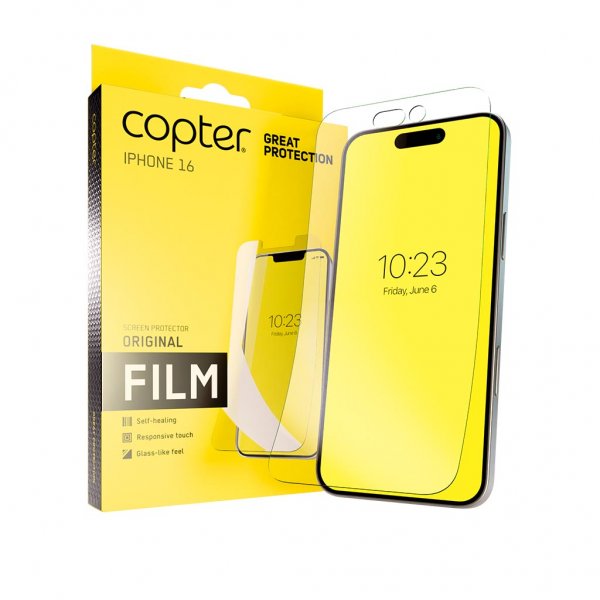 Copter iPhone 16 -näytönsuoja alkuperäinen kalvo