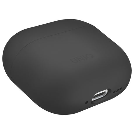 UNIQ AirPods 4 Suojakuori Lino Harmaa