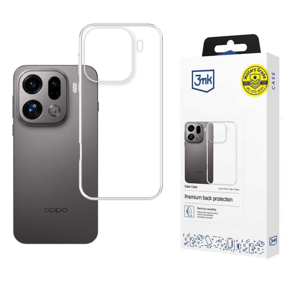 3mk Oppo Find X9 Pro Kuori Kirkas Case Transparent