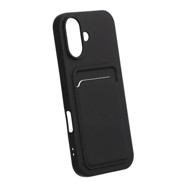 iPhone 17 Kuoret Korttipidike Musta