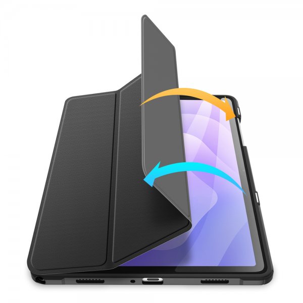 Dux Ducis Samsung Galaxy Tab A9 Plus/Tab A11 Plus Kotelo TOBY Series Musta