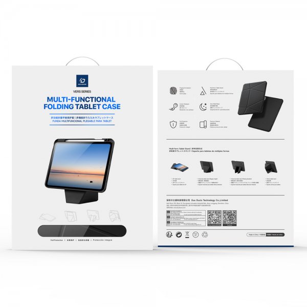 Dux Ducis iPad Pro 11 (M4/M5) Fodral Vers Series Musta