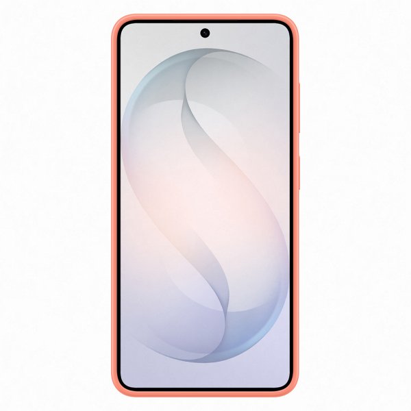 Samsung Original Galaxy S26 Plus -silikonikuori magneettikiinnityksellä, korallinpunainen