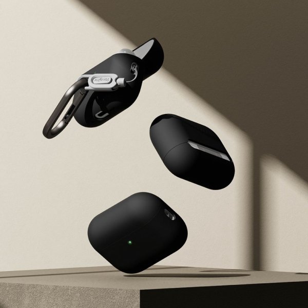 Ringke AirPods Pro 3 Silikonikotelo Musta
