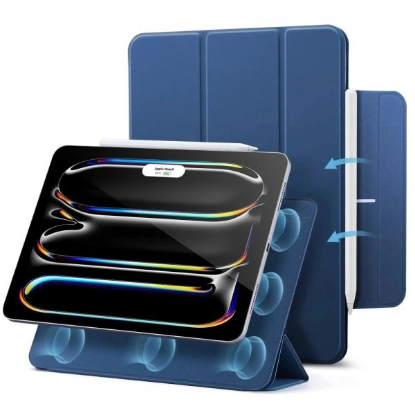 ESR iPad Pro 11 (M4/M5) Rebound Magnetic -suojakotelo, sininen