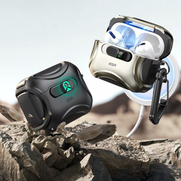 ESR AirPods Pro 3 -kuoret Cyber FlickLock MagSafe, hopea