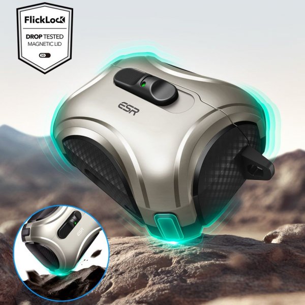 ESR AirPods Pro 3 -kuoret Cyber FlickLock MagSafe, hopea