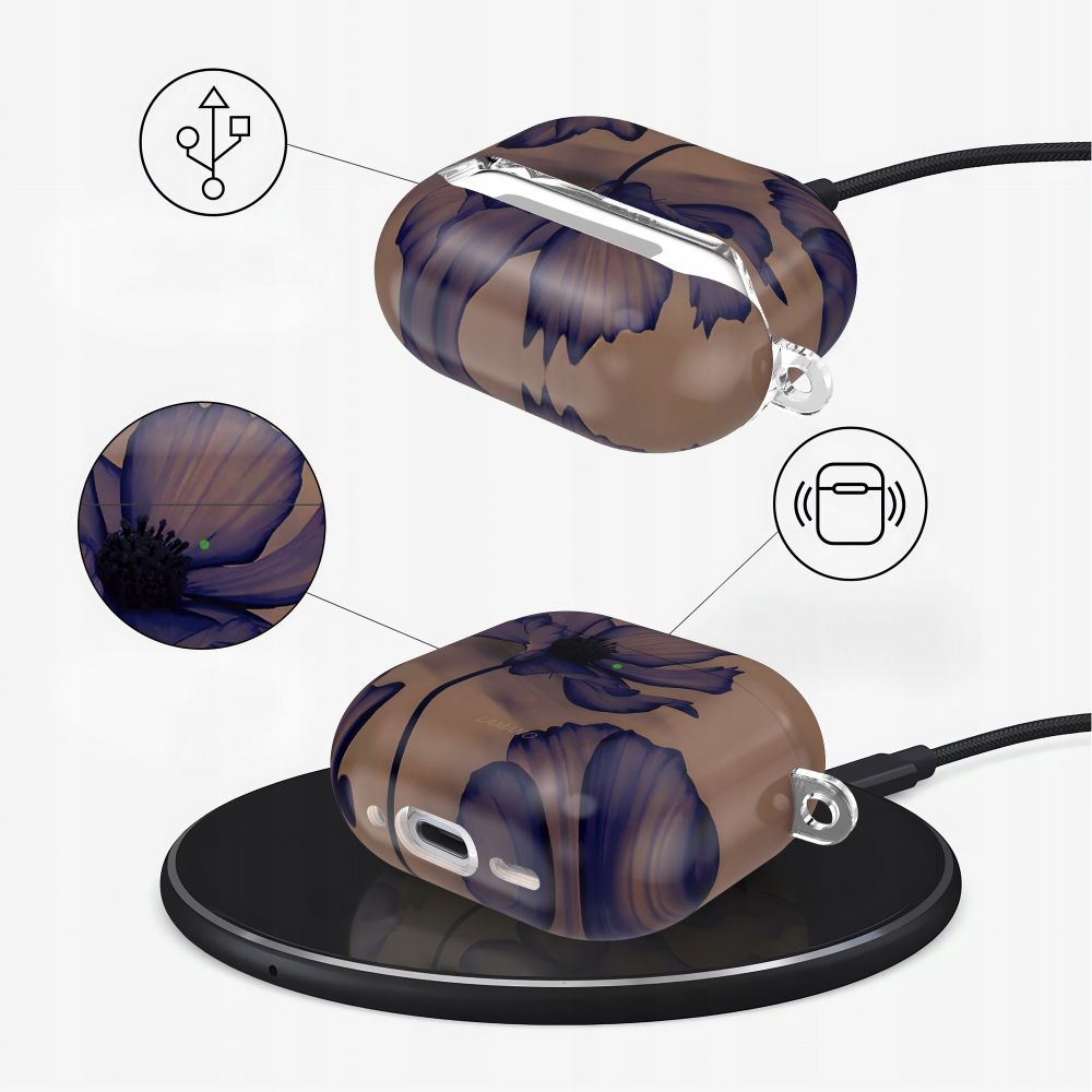 Tech-Protect AirPods 4/5 Kuori Lamano Blommigt