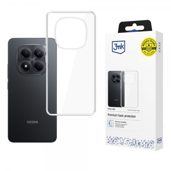3mk Xiaomi Redmi Note 15 Pro Kuori Kirkas Kotelo Transparent
