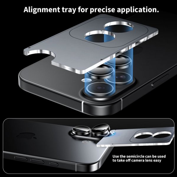 Tech-Protect Xiaomi Redmi Note 15 Pro 5G/15 Pro+ 5G kamerasuojus Cam Fit+ Musta