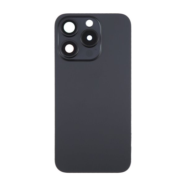 iPhone 15 Pro Takalasi magneetilla ja kameralinssillä – musta titaani