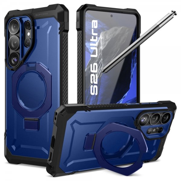 Supcase Samsung Galaxy S26 -suojakuori UB Grip MagSafe Sininen